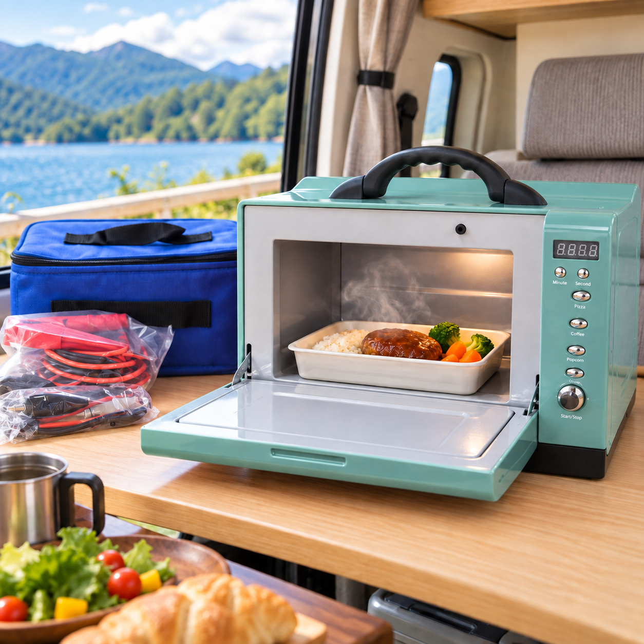 車に電子レンジを積む方法は3つある 「後付けポータブル」を選ぶ理由と 失敗しない8つの基準